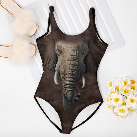 Elephant Face One Piece Swimsuit