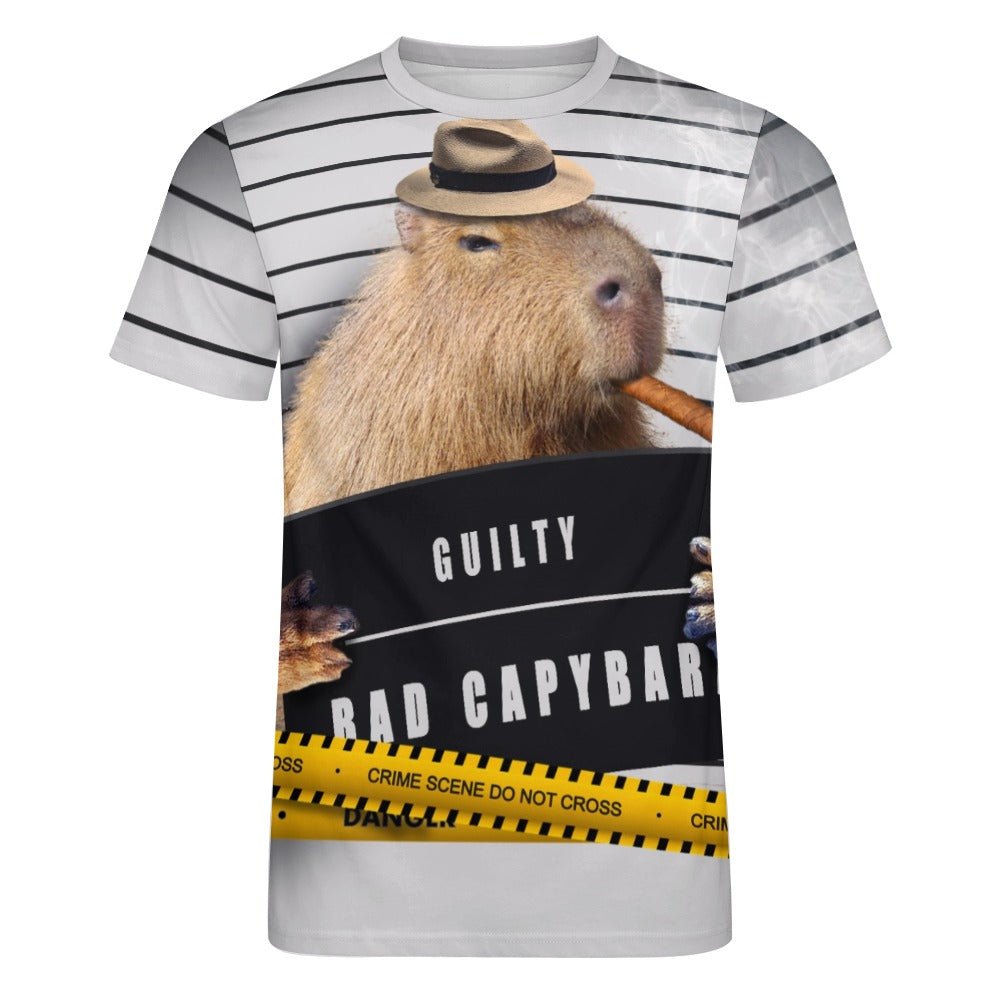 Capybara Mugshot Shirt - Random Galaxy