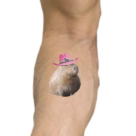 Capybara Temporary Tattoo - Random Galaxy