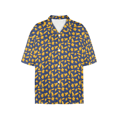 Dinosaur Chicken Nuggets Women's Hawaiian Shirt