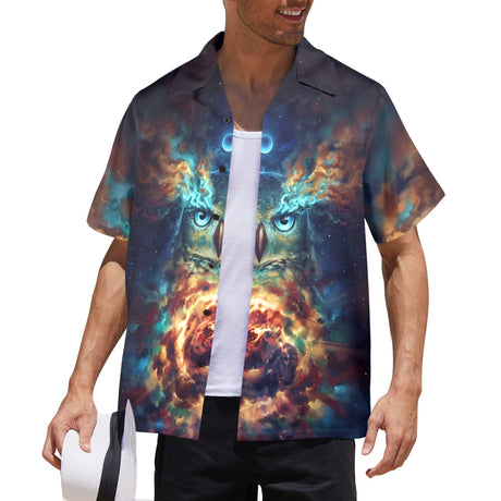 JoJoesArt Owl Hawaiian Shirt