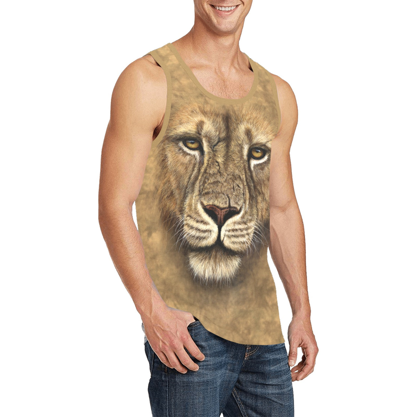 Lion Face Tank Top