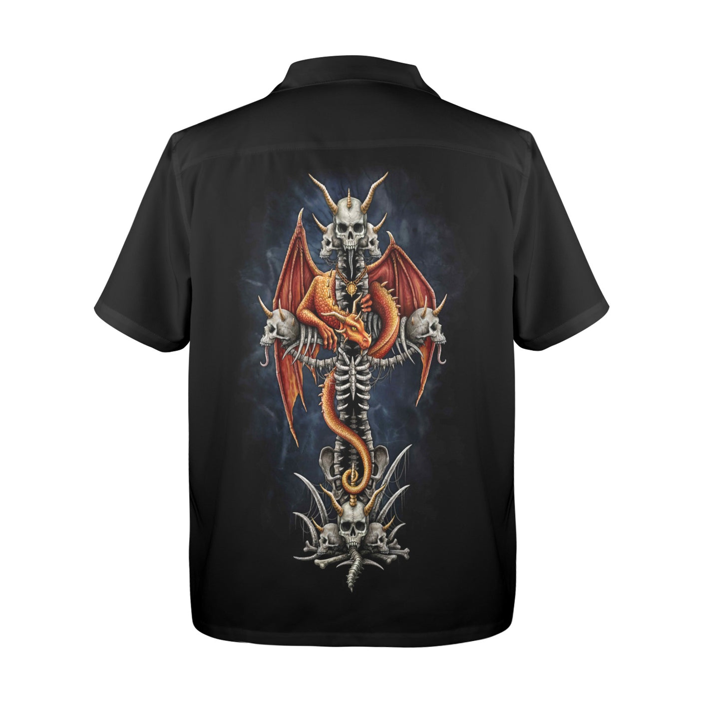 Dragons Cross, Sarah Richter Art Hawaiian Shirt