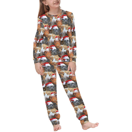 Christmas Guinea Pig Costume Pajamas for Kids - Random Galaxy