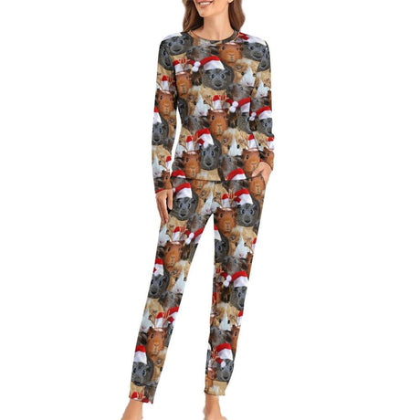 Christmas Guinea Pig Costume Pajamas for Women - Random Galaxy