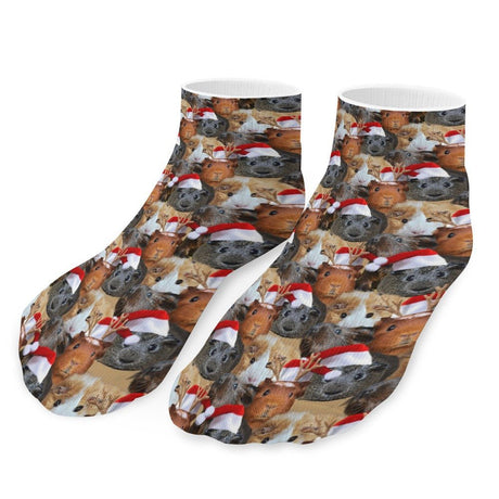Christmas Guinea Pig Socks For Men Women - Random Galaxy