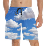 Clouds Swim Trunks | Men's Swimming Beach Shorts - Random Galaxy