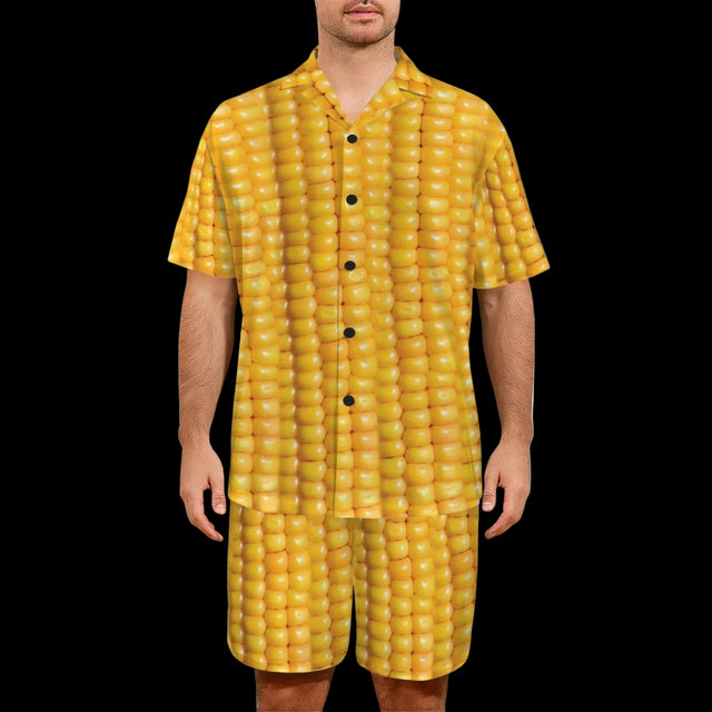 Corn Cob Pajamas for Men back product view