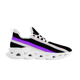 Purple and Black Running Shoes