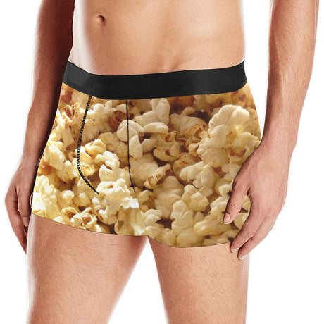 Popcorn Boxer Briefs - Funny Movie Night Underwear