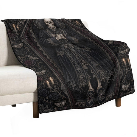 Undercover Undead – Gothic Horror Throw Blanket