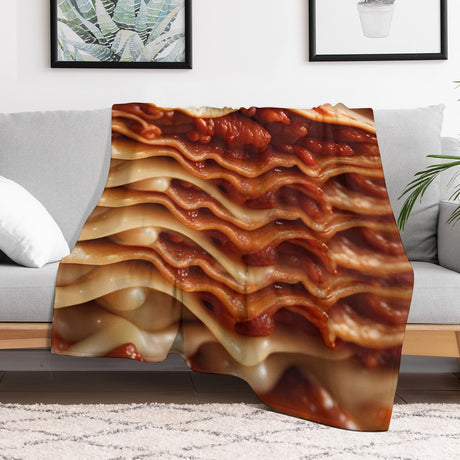 Lasagna Throw Blanket