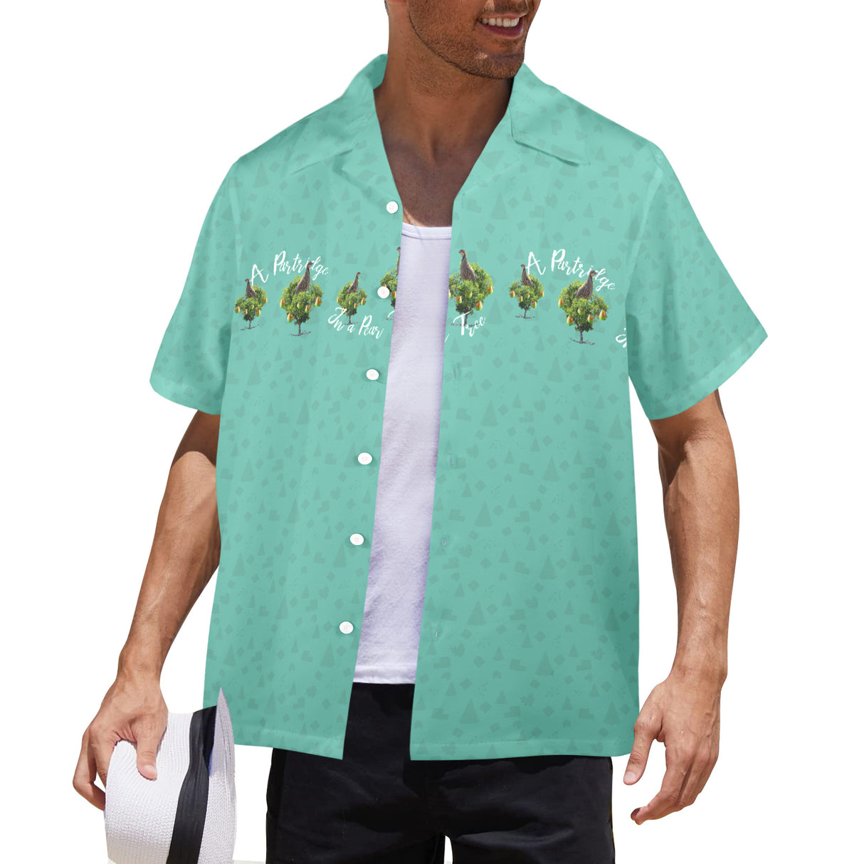 Partridge Pear Tree 12 Days of Christmas Hawaiian Shirt | Button Up Down Shirt