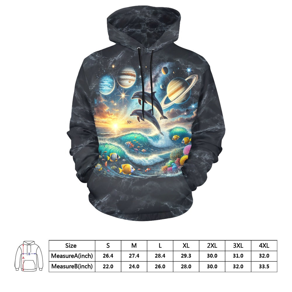 Space Dolphin Hoodie