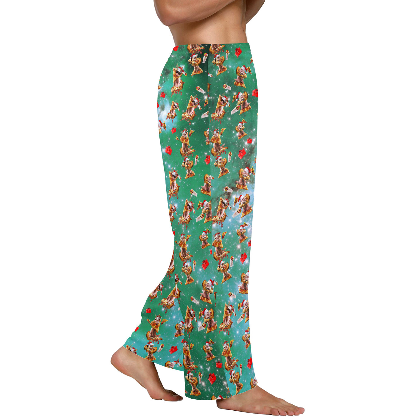 Christmas Space Cat Pajamas