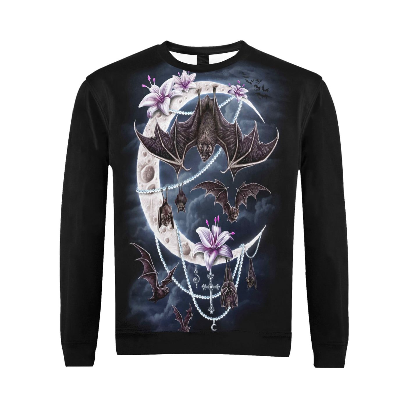 Bats Moon, Sarah Richter Art Sweatshirt