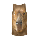 Capybara Face Tank Top