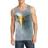 Bald Eagle Face Tank Top