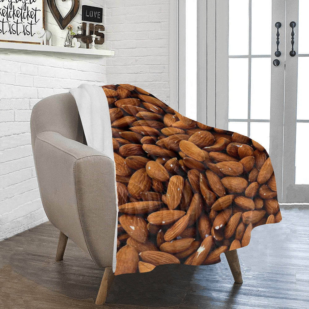 Almond Nut Throw Blanket