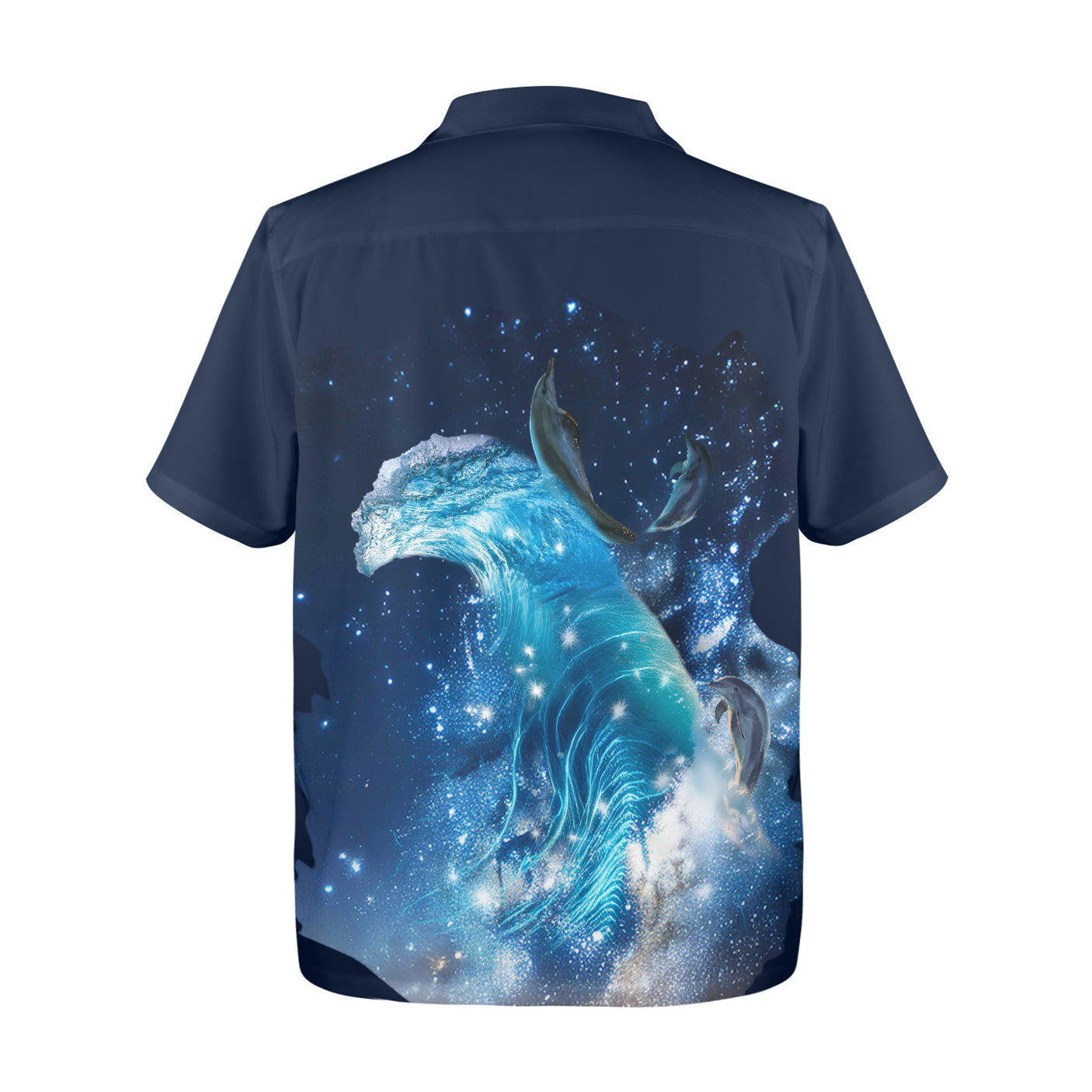 Dolphin Hawaiian Shirt | Button Up Down Shirt