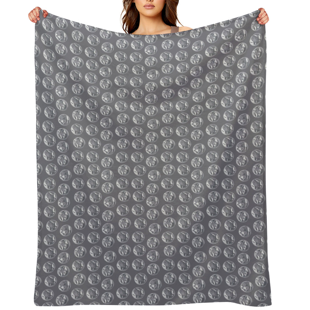Bubble Cushion Wrap Throw Blanket