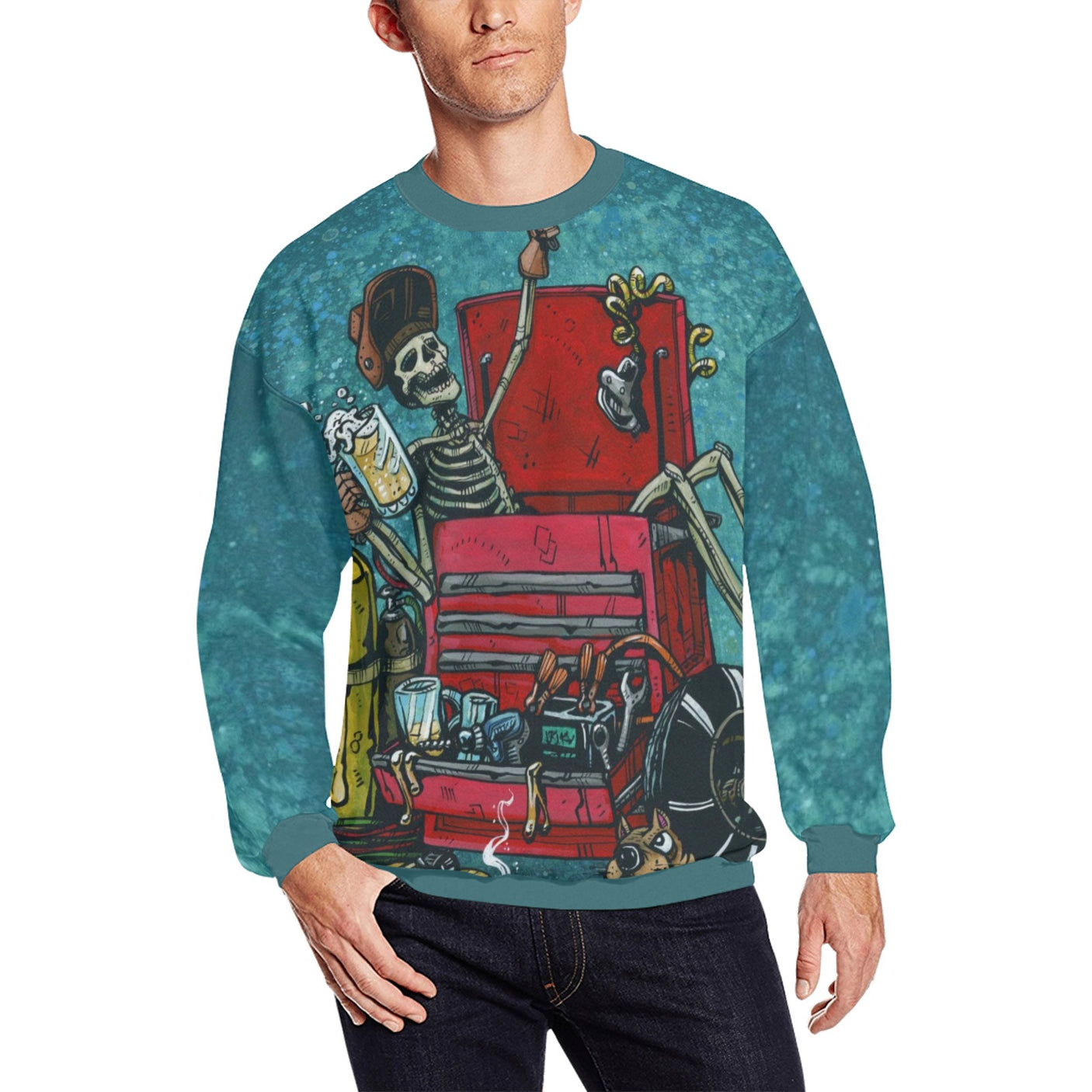 David Lozeau 'Garage Life' Sweater