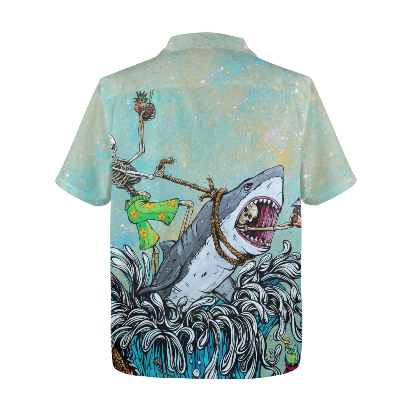 David Lozeau 'Great White Wave' Hawaiian Shirt