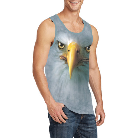 Bald Eagle Face Tank Top