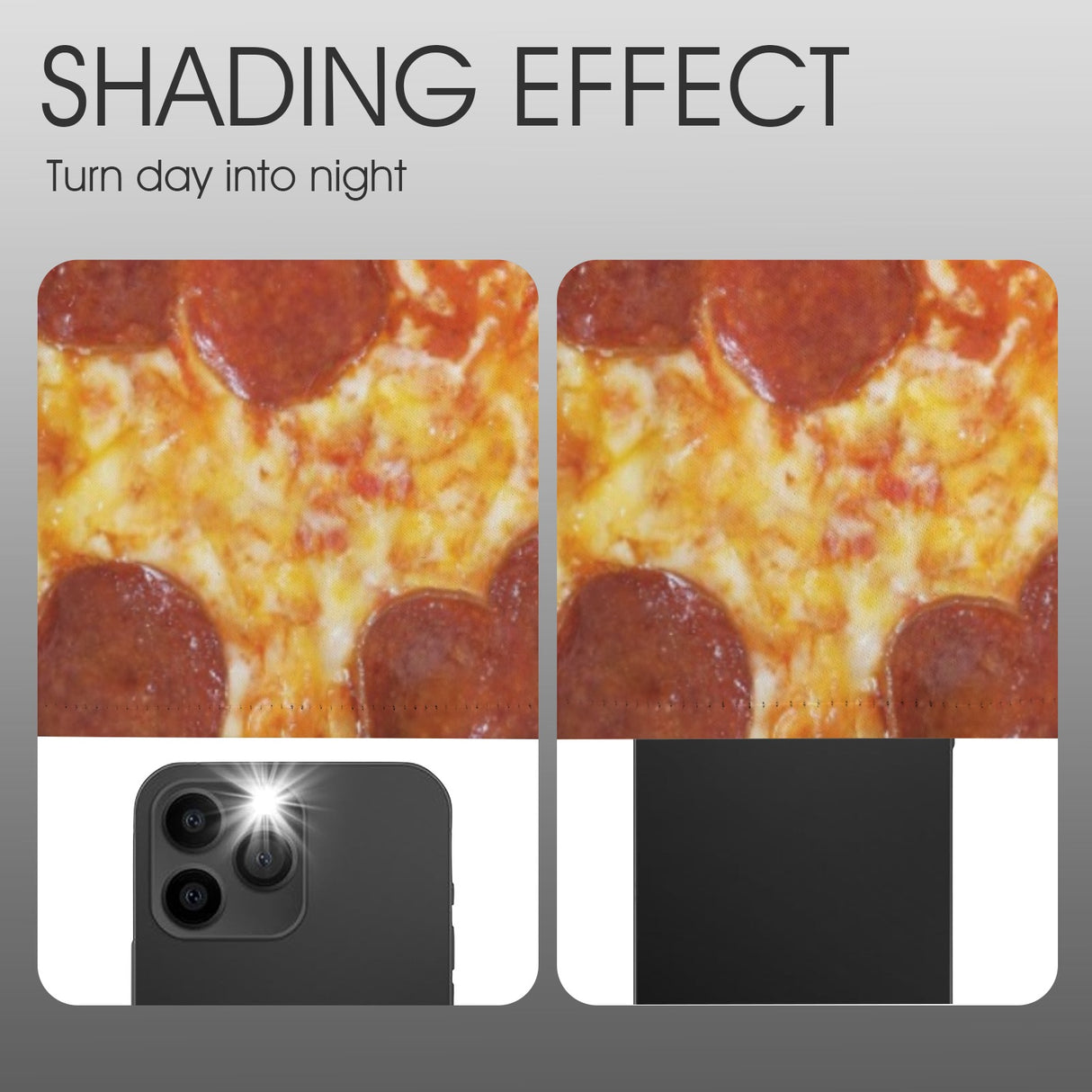 Pepperoni Pizza Curtains – Funny Food Grommet Set, 52 x 84 in