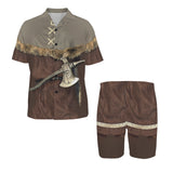Viking Berserker Halloween Costume Pajama Set