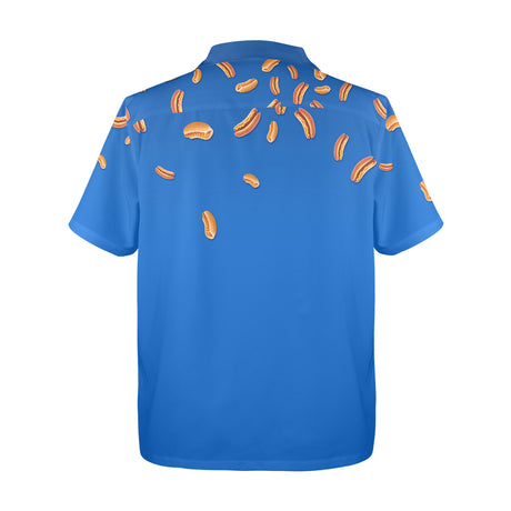 Hot Dog Hawaiian Shirt | Button Up Down Shirt