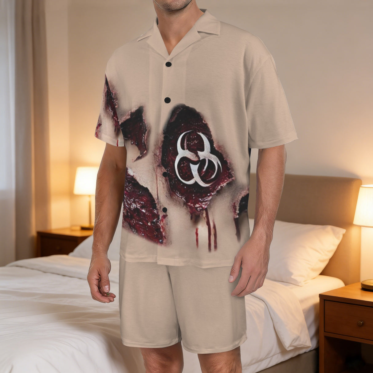 Containment Breach Zombie Costume Pajama Set