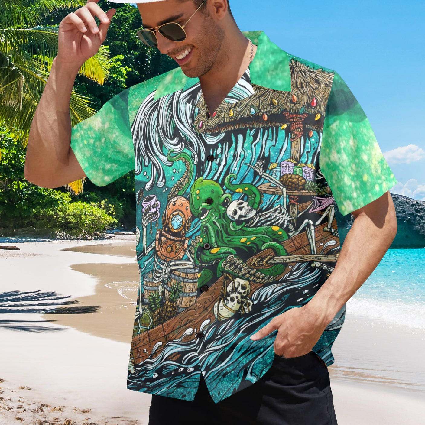 David Lozeau 'Party Barge' Hawaiian Shirt