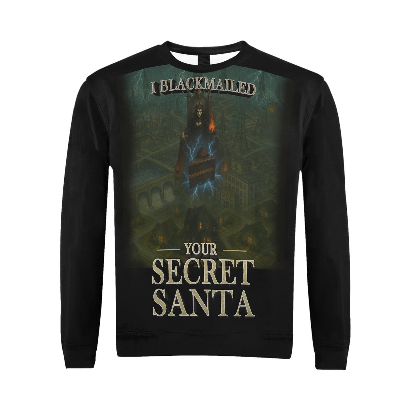 White Elephant Sweater | Blackmailed Secret Santa Christmas Sweatshirt