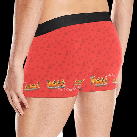 Calling Birds Christmas Boxer Brief Boxers