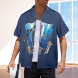 Dolphin Hawaiian Shirt | Button Up Down Shirt