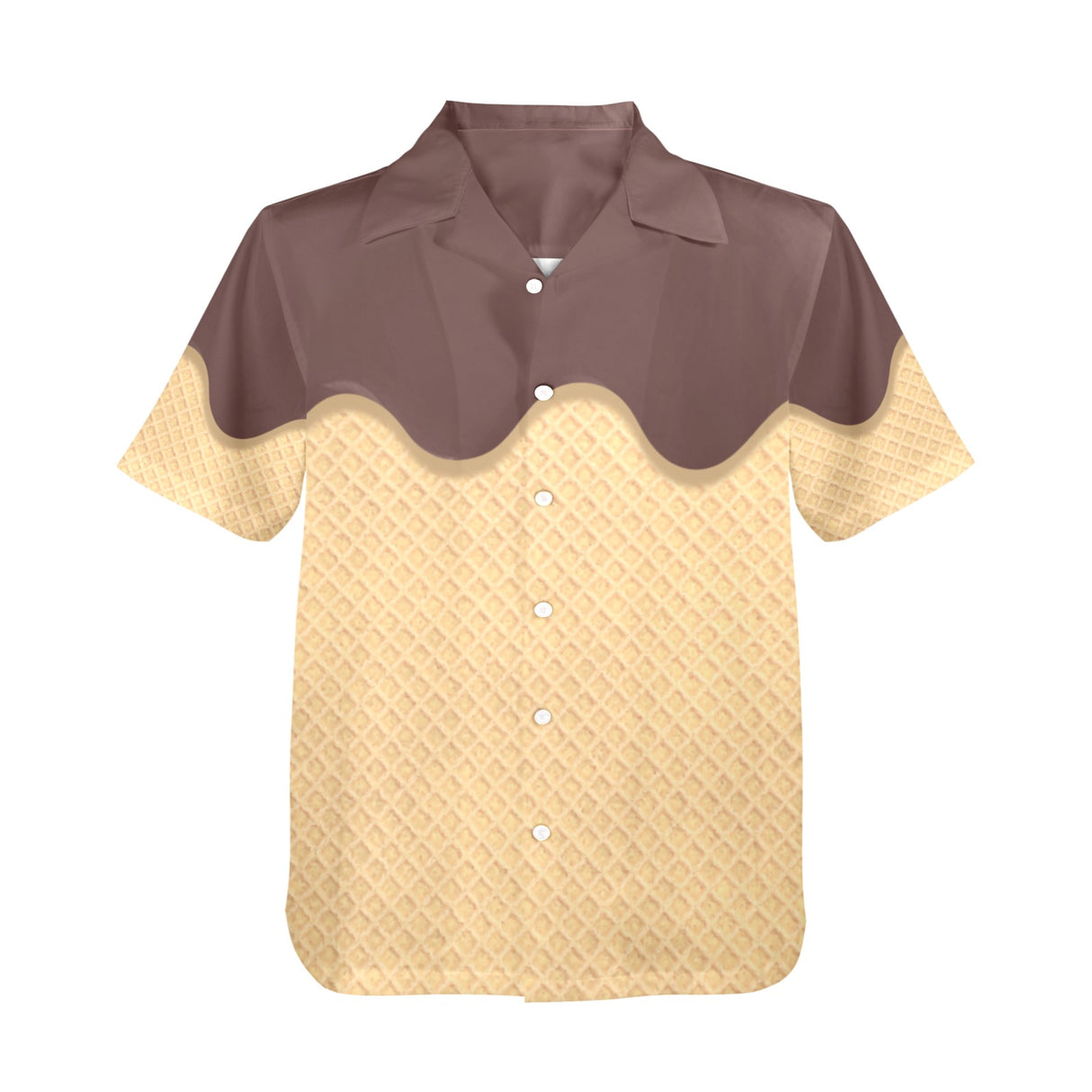 Ice Cream Hawaiian Shirt - Sweet Vacation Food Gift