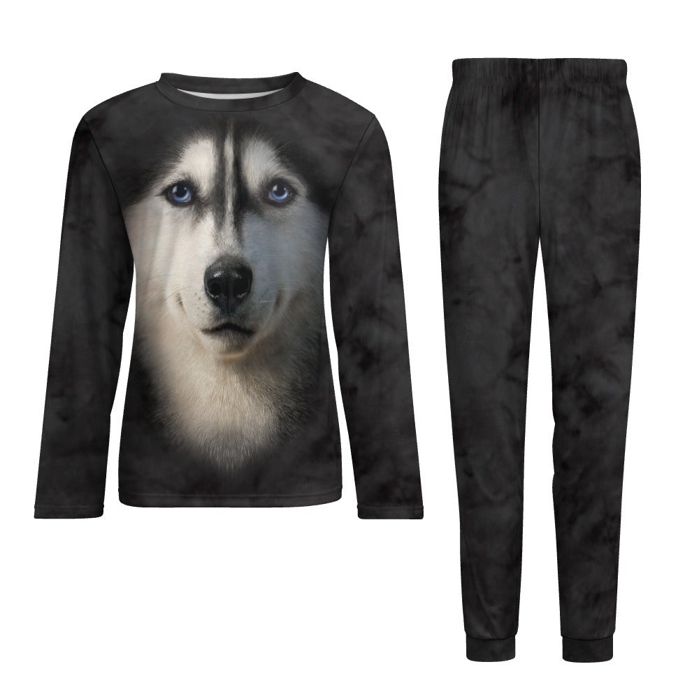 Siberian Husky Face Pajamas