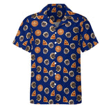 Pizza Pug Hawaiian Shirt | Button Up Down Shirt