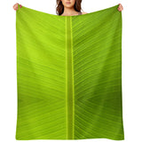 Banana Leaf Throw Blanket