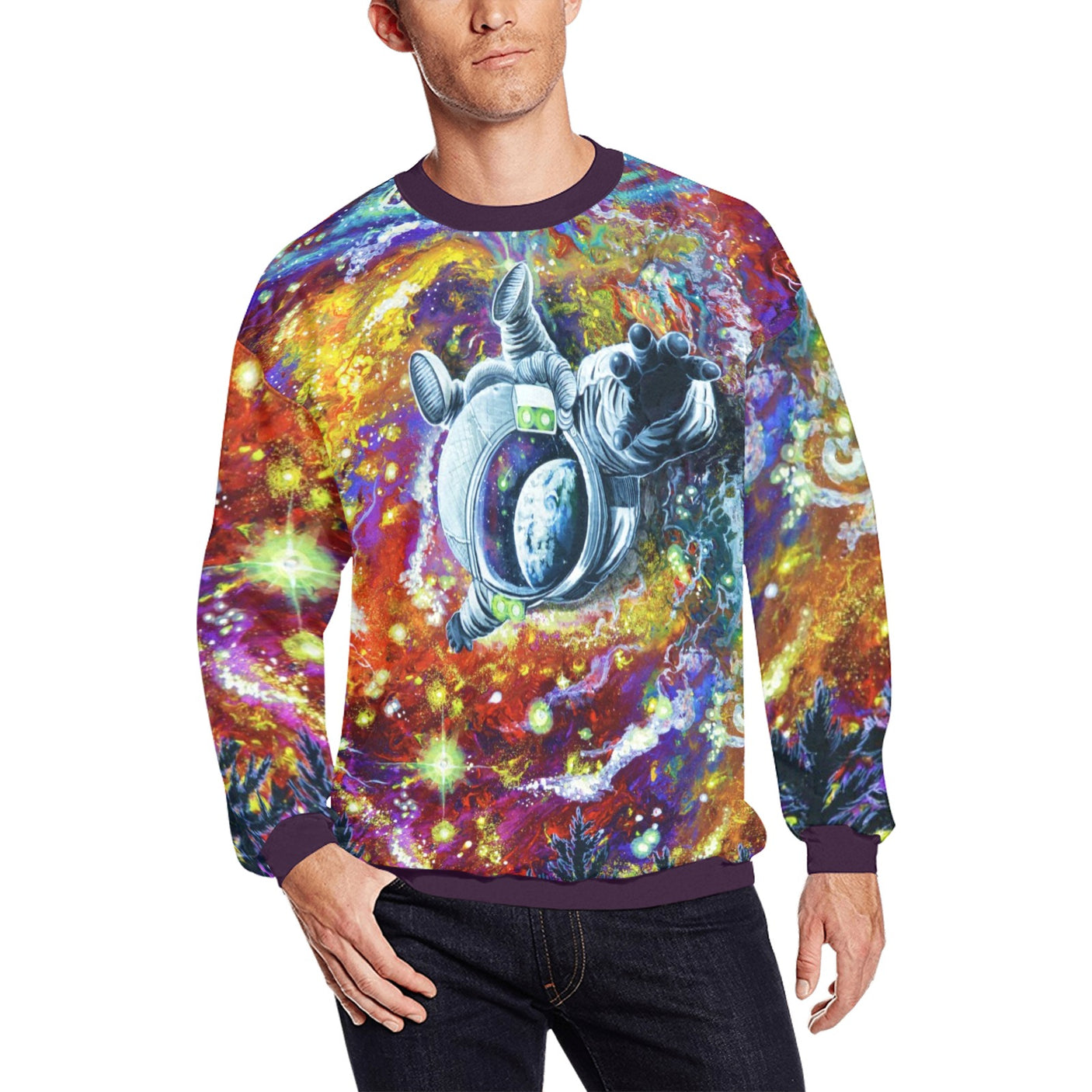 Abduction Space Astronaut, Dakota Daetwiler Art Sweater