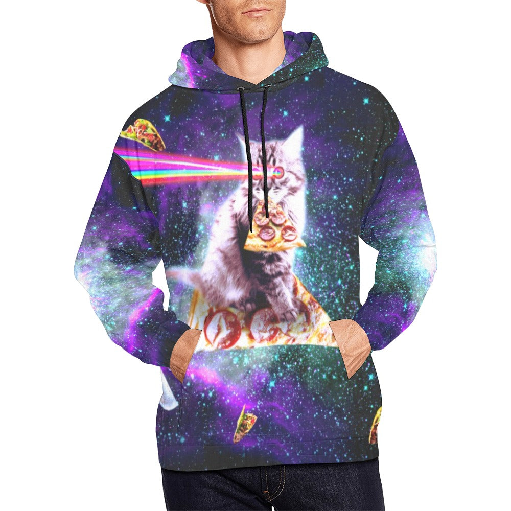 Space Pizza Cat Hoodie