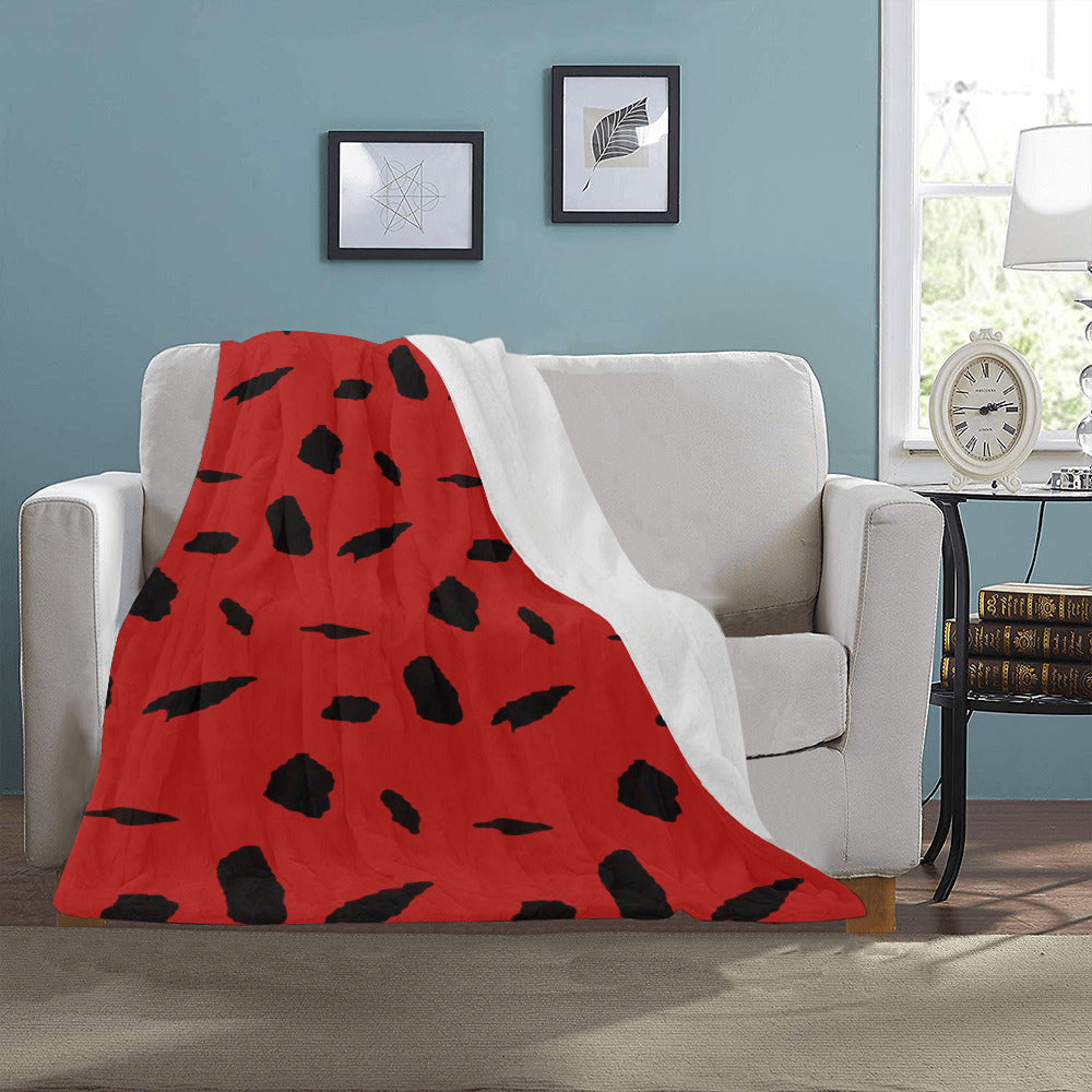 Lady Beetle Throw Blanket