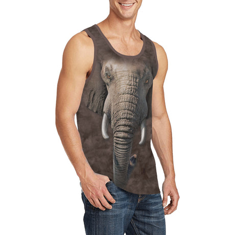 Elephant Face Tank Top