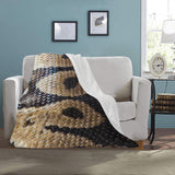 Snake Skin Throw Blanket
