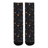 Black Cat Halloween Socks