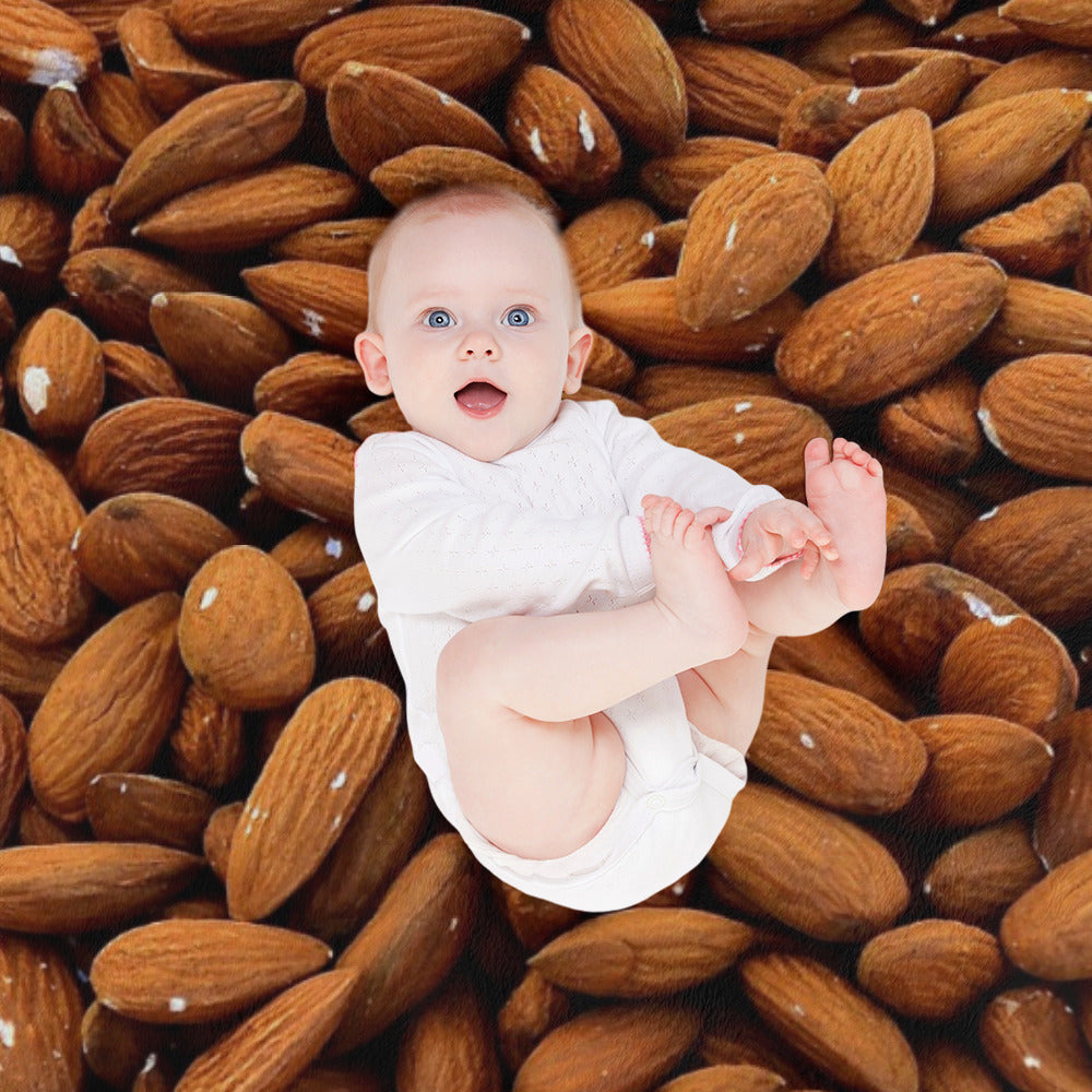 Almond Nut Throw Blanket