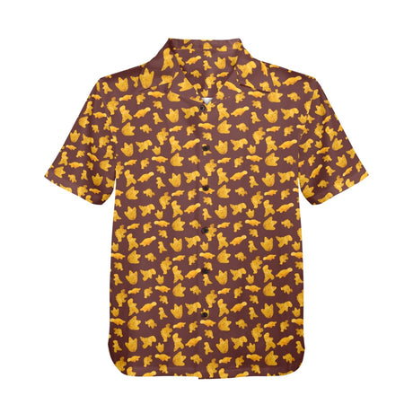 Dinosaur Chicken Nuggets Hawaiian Shirt additional product view