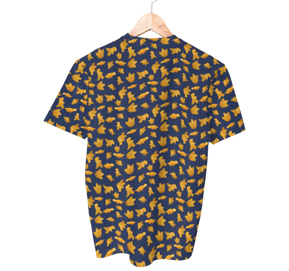 Dinosaur Chicken Nuggets Shirt | AOP 3D Tee Shirts - Random Galaxy