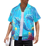 Under Sea Dolphins, Dakota Daetwiler Art Hawaiian Shirt